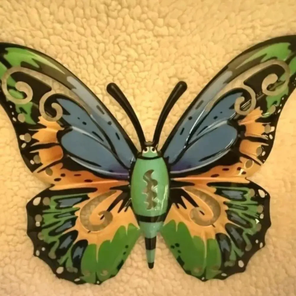 4 pieces metal butterfly wall